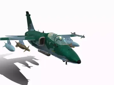 AMX A1 M BRASIL Low-poly 3D model