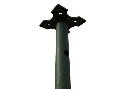 Akcrow -  steel props - jack posts - shore props - post shores Low-poly 3D model