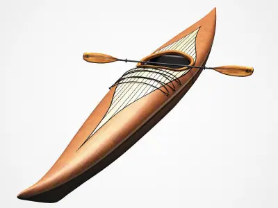 Guillemot kayak 3D model