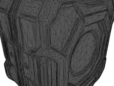SciFi Glowing Tech Container 3D model