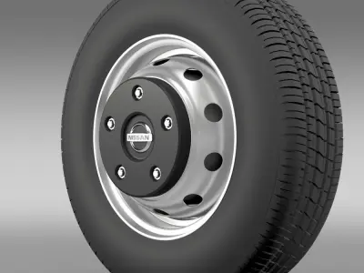 Nissan Cabstar wheel 3D model