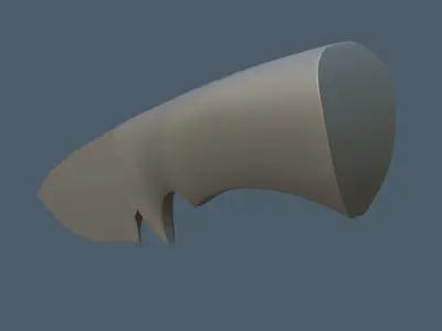Hunting Knife 3D Printing Free 3D print model