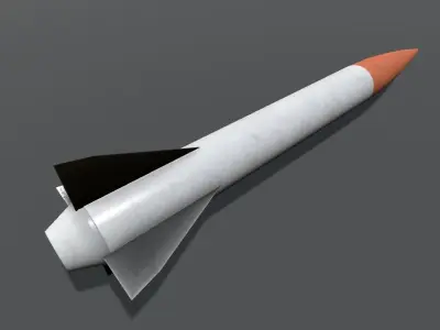 Ching Feng Missile  Low-poly 3D model