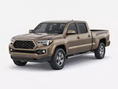 Generic Pickup Simple Durable Utility Truck 04 3D model
