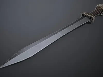 Gladius Low-poly 3D model