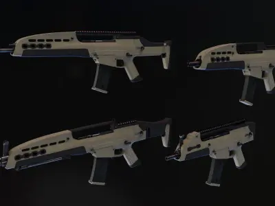 HK XM8 Tommy Build Low-poly 3D model