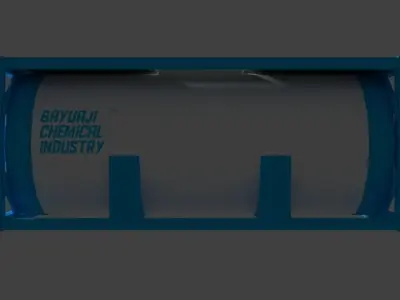 ISO Tank Container 20ft 3D model