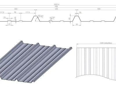 Roofing Panel Machine I SolidWorks Assembly I BOM I Drawings  3D model
