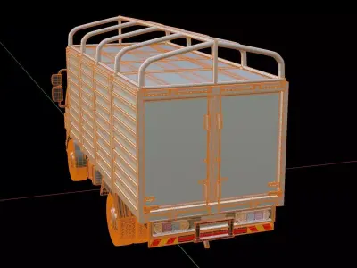 Kenworth K370 Cargo Truck 2014 3D model