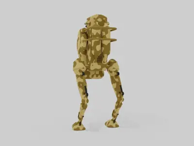 Military Mech Robot 3D model