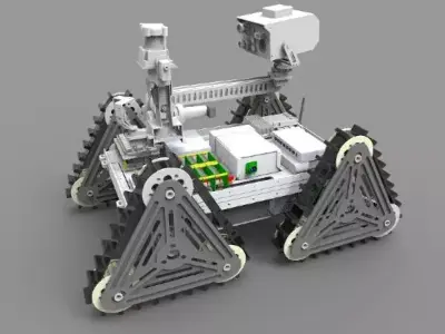 High Mobility Search and Rescue Robot Platform 3D model
