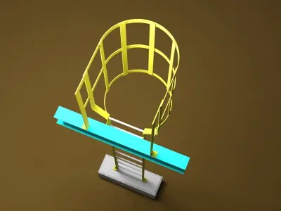 Structural Catladder 3D model