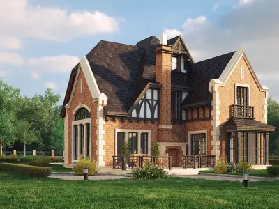 Private house 3D model 9