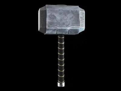 Mjolnir - Thor Hammer 3D model