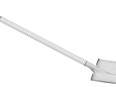 Shovel garden 3D model