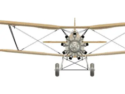 Bristol Bulldog RC model 3D model