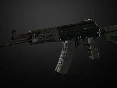 AK-12 Assault rifle Low-poly 3D model buy