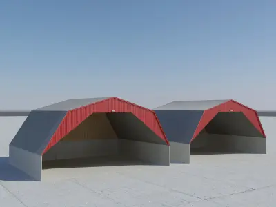 Transit Department Salt Barn 3D model