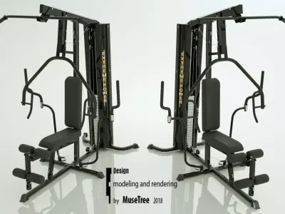 Gym Machine 05 3D model