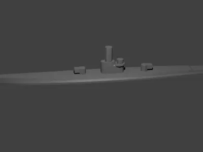 German Type IX Submarine Free 3D print model