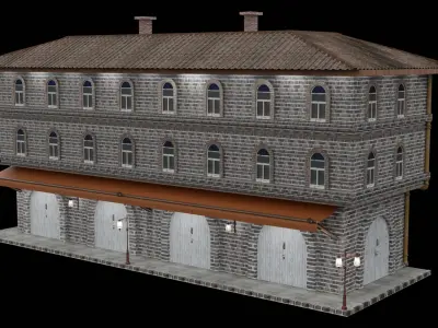 Old Building Free 3D model