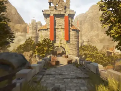 Gunpowder Artillery Cannon Low-poly 3D model