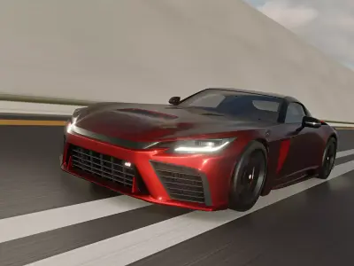 Toyota GR GT 2026 with Bonus Content 3D model