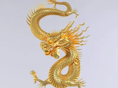 Chinese Dragon 3D model purchase