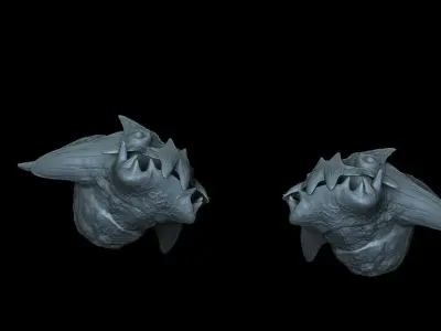 monster sea worm alien vol3 3D model