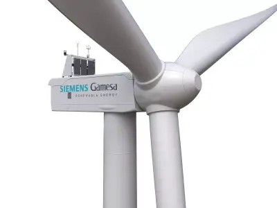 Onshore Wind Turbine Siemens Gamesa SG 50 -145 3D model