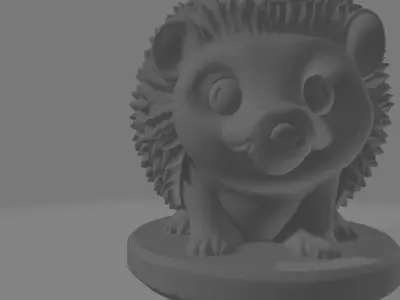 Hedgehog Sculpture  3D model