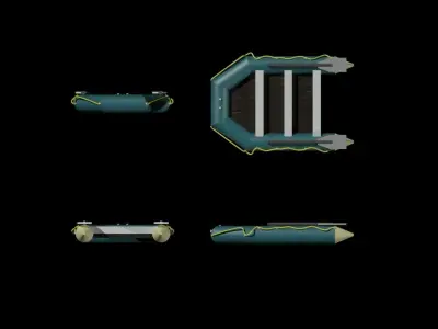  beach boat Free 3D print model