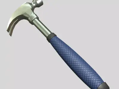 Hammer Low Poly Low-poly 3D model buy