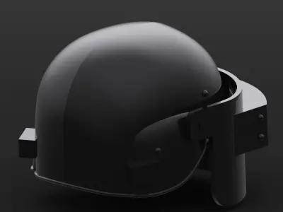 PUBG Helmet level 3 3D model