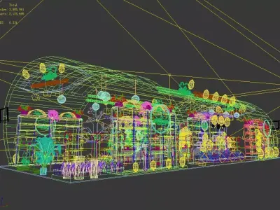 Exhibition - size - 15X6-3DMAX2011-0025 3D model