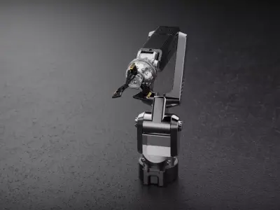 Robotic Arm technical industrial robot  3D model