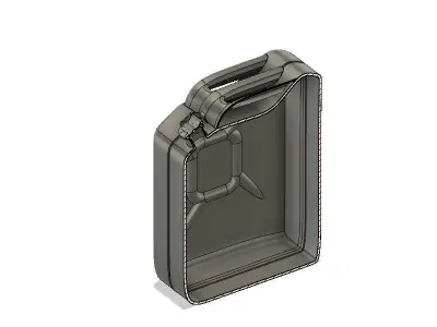 Gas canister 3D model