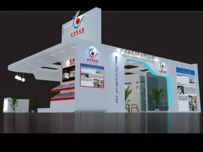 Exhibition - Area - 9X9-3DMAX2009-0129 3D model