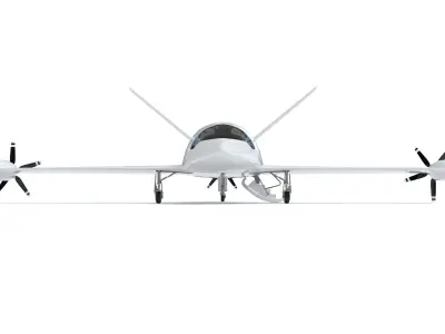 Electric Aircraft Alice Eviation with Interior 3D model