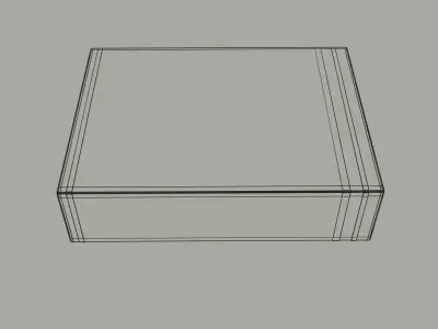 Ancient book celtic Low-poly 3D model
