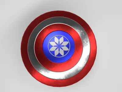 Shield For game Free low-poly 3D model