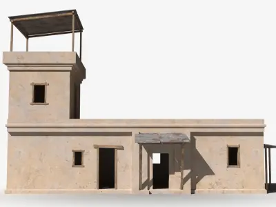 Arab x17 Low-poly 3D model