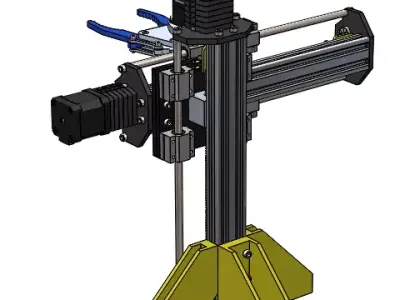 2DOF Linear Robot 3D print model