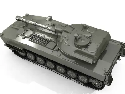Howitzer 2C1 3D model