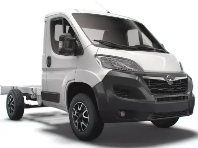 Opel Movano Chassis Truck Single Cab 3000WB 2022 3D model
