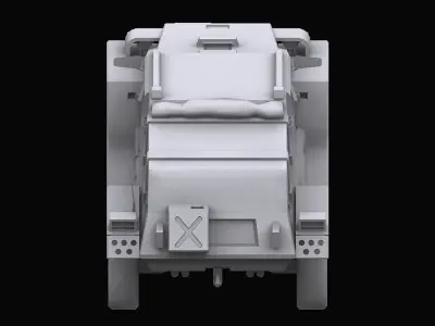 Gundam Zeon Jeep model 3D model