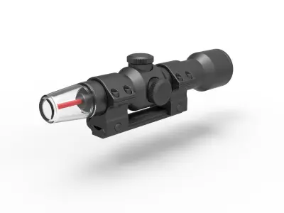 Scope for cosplay blaster 3D print model
