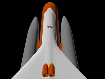 rockets space shuttle Free 3D model