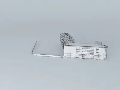 Le Jardin Des Plantes college Free 3D model