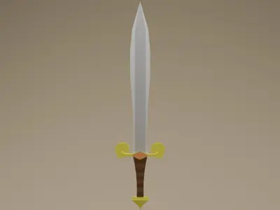 medieval-weapons viking axe Free low-poly 3D model